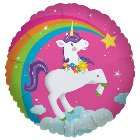 Fairytale Unicorn Party Supplies - Foil Balloons