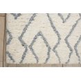 thumbnail image 4 of Nourison Galway Modern Shag Ivory/Blue 7'6" x 9'6" Area Rug, (8' x 10'), 4 of 5