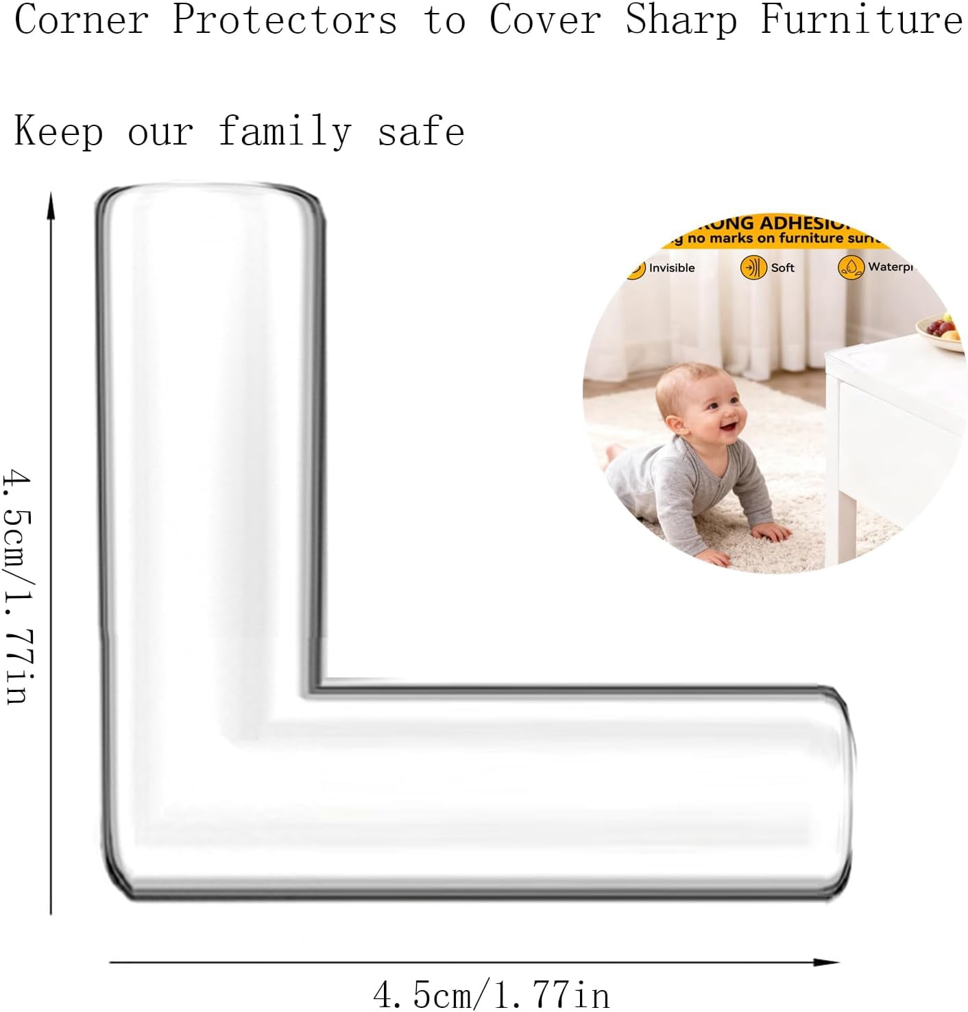 8pcs, Corner Protectors, Table Corner Protectors to Cover Sharp Furniture, Corner Guards Bumpers to Keep Our Family Safe, Anti-Collision, Suitable for Table Corner Cabinet Corner Window Corner