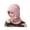 One Size D, variant on Outdoor Headgear Solid Color Plush Trim Windproof Warm Face Guard Scarf Hat Skiing Hiking Biking Winter Sports Headwear