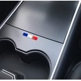 thumbnail image 3 of 1 par de pegatinas de metal con bandera nacional, pegatinas para parachoques multiuso, emblema cromado, pegatinas creativas con bandera ((Francia), piezas de automóvil/accesorios (58*14mm) JM JM, 3 of 5