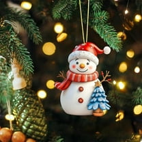 Christmas Snowman Ornaments Hanging Decoration for Christmas Tree Hanging Vintage Snowman Hanging Pendant Holiday Decor Xmas Party Supplies