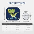 thumbnail image 3 of Balery Dino Playing Roller Skate Sun Shield 2 Pack For Car Front Windows Foldable Sun Visor Protector Blocks Max Uv Rays And Keeps Your Vehicle Cool For Most Sedans Suv Truck, 3 of 7