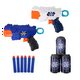 thumbnail image 1 of Pistolas de Juguete Duales REGALOMEX Lanza Dardos con Objetivos y Dardos Incluidos, 1 of 4