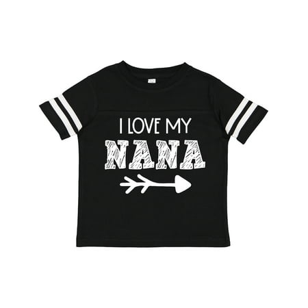 

Inktastic I Love My Nana with Arrow Gift Toddler Boy or Toddler Girl T-Shirt