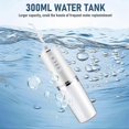 thumbnail image 2 of Cordless Water Flosser Portable Dental Irrigator with 3 Modes 4 Jet Tips, Rechargeable Teeth Cleaning Oral Irrigator for Home Use, 2 of 5