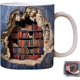thumbnail image 1 of Easygou Sherum Taza 3D, Taza 3D Yifare, Taza con Estantería 3D, Taza con Estante para Biblioteca, Taza de Café con Estantería 3D, Tazas 3D para Amantes de los Libros, Taza de Cerámica Multiusos con Diseño Creativo Del Espacio, Taza de Café para Amantes de los Libros, 1 of 7