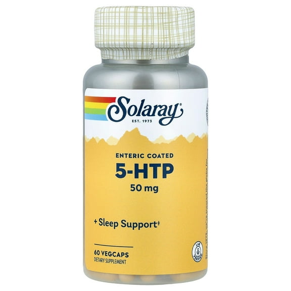 L-5-hydroxyTryptophan 50 mg By Solaray - 60  Capsules
