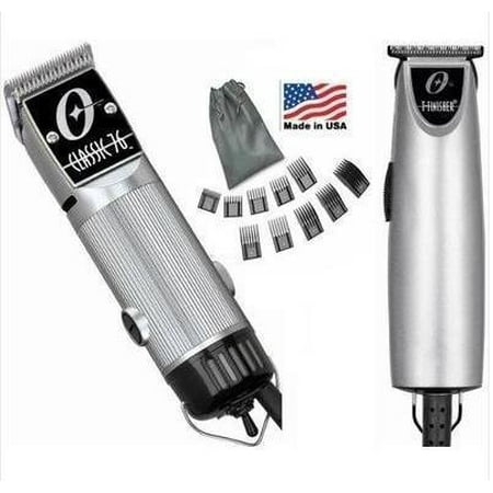 Oster 76 and T Finisher Silver Clipper +10 pc comb