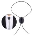 thumbnail image 1 of Vintage estilo tie rodeo vaquero cuero occidental collar disfraz para hombres Negro Colcomx Corbata Bolo para Hombre, 1 of 7