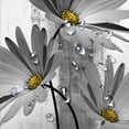 thumbnail image 4 of Rustic Farmhouse Shower Curtain, Farm Gray Grey Daisy Floral Flowers and Butterfly on Country Wooden Shower Curtain for Bathroom, Gray White Yellow Shower Curtain with 12PCS Hooks, 48X70IN, 4 of 16