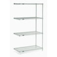 thumbnail image 3 of Nexel® 4 Shelf Nexelate® Silver Epoxy Wire Shelving Unit Add On 42"W x 21"D x 63"H, 3 of 4