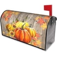 thumbnail image 2 of Autumn Fall Mailbox Cover Magnetic Standard Size 18" X 21", Thanksgiving Sunflower Pumpkin Maple Leaves Mailbox Wraps Post Letter Box Cover Garden Yard Outdoor Decorations, 2 of 6