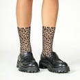 thumbnail image 4 of Fuzoiu Leopard Print-2 Print Kids Socks For Boys Girls,Grip Crew Socks with Non Slip,Lightweight Stretch Crew Socks,Toddlers Crew Boot Socks, 4 of 5