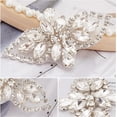 thumbnail image 2 of Crystal Rhinestone Applique 4 Pieces Wedding Applique Iron On Patch Rhinestone Hot Fix Applique, 2 of 9