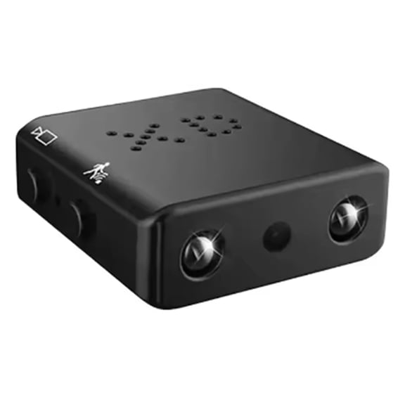 Camera 1080P Small Full HD Camcorder Infrared Night Vision Micro-Cam Motion Detection IR-CUT DV Support Hidden TF Card,1 * XD Camera,Black