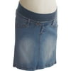 Maternity Demi-Panel Denim Skirt