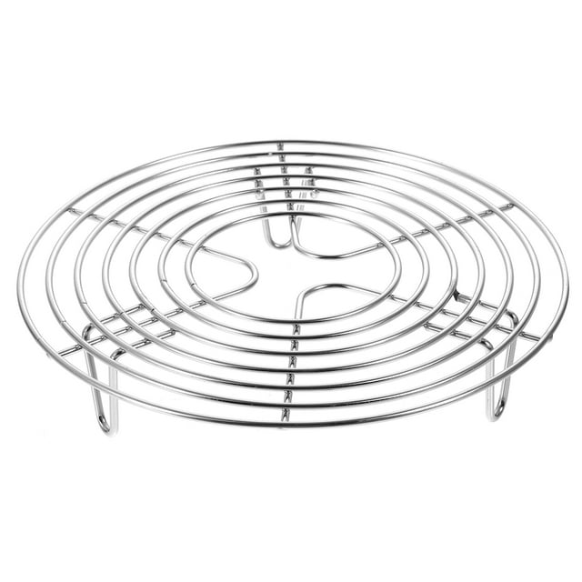Stainless Steel Steamer Rack MultiPurpose Round Cooling Rack for