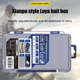 thumbnail image 3 of Caja de señuelos de pesca portátil, compartimentos, soporte de gancho de cuentas, accesorios de equipo de pesca JShteea El nuevo, 3 of 7