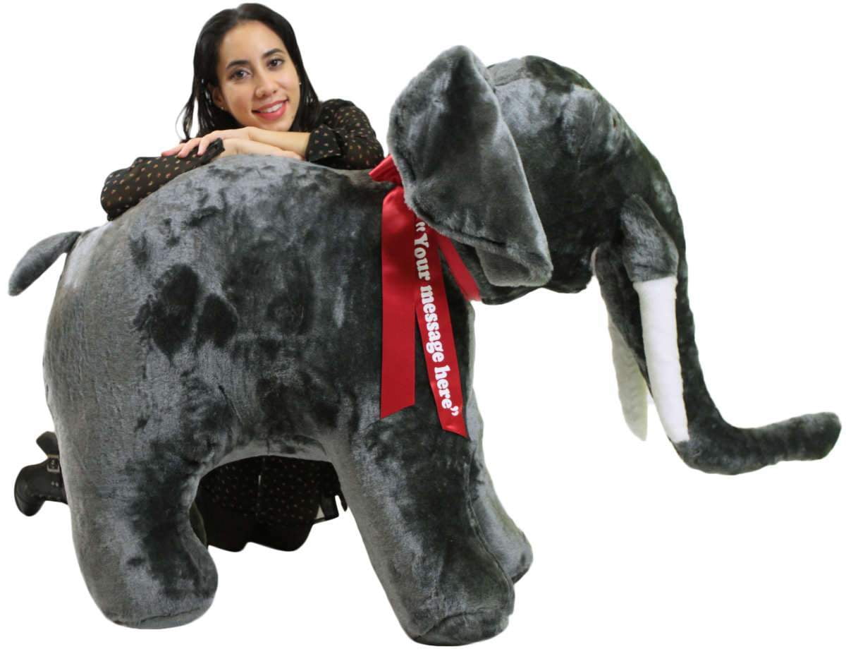 big stuffed elephant