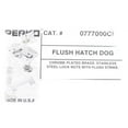 thumbnail image 5 of Perko 0777000CHR Chrome Plated Brass 3-13/16" x 3" Flush Hatch Dog, 5 of 5