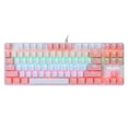 thumbnail image 1 of BAJEAL 87 Keys Wired Mechanical Keyboard Mixed Light Mechanical Keyboard with Mechanical Blue Switch Suspension, 1 of 7