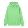 thumbnail image 5 of UACY Teen Girls 2 Piece Sweatsuits Fleece Hoodies Jogging Set Youth Kids Ribbed Cuffs Oversized Pockets Sweatpants Outfits ﻿ (Green, 7-8 Years), 5 of 9