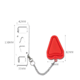 thumbnail image 5 of Portable Door Lock Security Used For Home Security, Travel Door Lock, Dormitory, 5 of 5