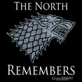 thumbnail image 2 of Men's Game of Thrones North Remembers Symbol Pull Over Hoodie Black X Large, 2 of 4