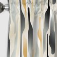 thumbnail image 2 of Designart "Spacious Neutrality II" Striped Blackout Curtain Single Panel, 2 of 4