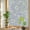 Gray, variant on Black Daisy Flower Window Privacy Film, Farmhouse Floral Summer Country Stained Glass Rainbow Film Decorative Window Clings, Static Cling Sun Blocking Stickers 19.6" x 39.3"