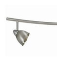 thumbnail image 3 of 5 Light 120V Metal Track Light Fixture with Round Shade, Silver- Saltoro Sherpi, 3 of 4
