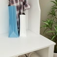 thumbnail image 3 of OXYLIFE Hall Tree and Shoe Storage Bench with 6 Cube and 4 Hooks, 39.8" W, 3 of 9