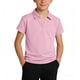 thumbnail image 2 of Top de Manga Corta para Niños Rayas Botón Arriba Camiseta Casual Suéter Algodón Mezcla Blusa Medio a Grande Verano, 2 of 7