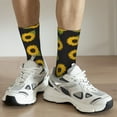 thumbnail image 6 of Cauagu Sunflowers Print Crew Socks for Women and Men,Adult Athletic Running Socks 1-Pair Sports Socks Work Gear Socks with Moisture Wicking, 6 of 6