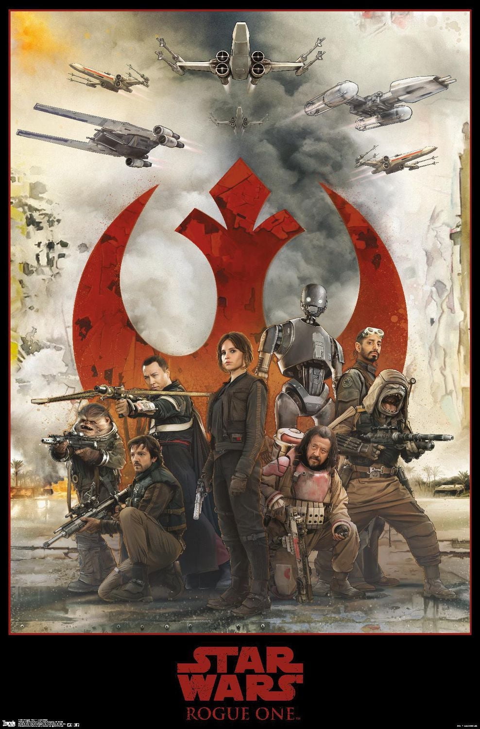 Star Wars: Rogue One - Assemble Wall Poster, 22.375" x 34"