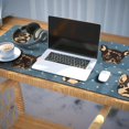 thumbnail image 3 of Long Mouse Pads for Desk,French Bulldogs Blue Desk Mats on Top Of Desks, Desk Mouse Pad Extra Large with 3mm Non-Slip Base and Stitched Edge for Gaming,Office,Work,Home 35.4"x15.7", 3 of 6