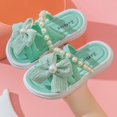 thumbnail image 5 of Cathalem Girls Slippers Unisex-Child Beach Slides Comfort Slide Sandals Slip Resistant Slippers for Indoor Outdoor Water Shoes (Green,2), 5 of 7