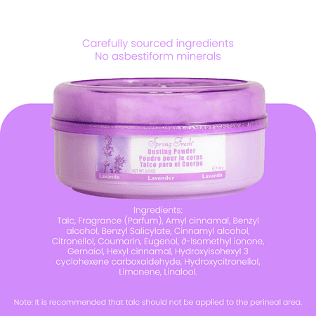 Spring Fresh Lavender Dusting Powder, 5 oz