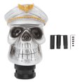 thumbnail image 2 of Gear Shift Knob, Skull Head Gear Shift Lever Knob with 3 Adapters Resin Stable Grip Enhance Driving Experience Universal Replacement for Most MT AT Cars, 2 of 7