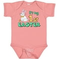 thumbnail image 3 of Inktastic It's My 1st Easter with Cute Chick and Bunny Boys or Girls Baby Bodysuit, 3 of 5