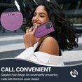 thumbnail image 1 of Allytechgroup Flip Wallet Case for iPhone 16 Pro with Credit Card Slot, PU Leather Slim Phone Case for Women Men with Stand Shockproof Protective Back Cover for Apple iPhone 16 Pro, Purple, 1 of 6