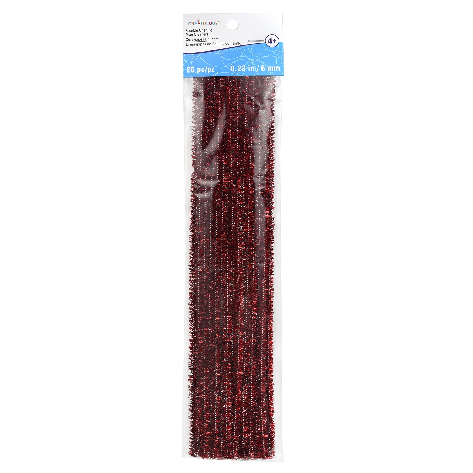 24 Packs: 25 ct. (600 total) Sparkle Chenille Pipe Cleaners by Creatology