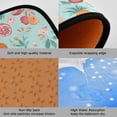 thumbnail image 2 of 2-Piece Kitchen Mat Set Non Slip Washable Floor Mats Decorative Rugs for Kitchen Sink Laundry Flamingos and Pomegranates Pattern, 2 of 7