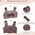 thumbnail image 5 of BIMEI Women Mastectomy Bra Breast Prosthesis with Pockets Wirefree Comfort Plus Size Everyday Bra 2442,Pink,36, 5 of 8