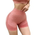 thumbnail image 3 of Xuanfei Women High Waisted Butt Lift Tummy Control Workout Shorts, 3 of 6