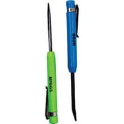 VIM Hand Tools MPBBGS2 MINI PRYBAR 2-PACK - BLUE BENT & GREEN STRAIGHT VIM-MPBBGS2