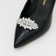 thumbnail image 3 of 2 piezas de zapatos de diamantes de imitación desmontables con clip para zapatos de dama accesorio de zapatos con hebilla blanco, 3 of 5
