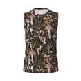 thumbnail image 6 of Picia Mushroom Garnish mens Cotton Tank Undershirts , Moisture-wicking Ribbed Tanks, Lightweight Cotton Tank Undershirts-Small, 6 of 8