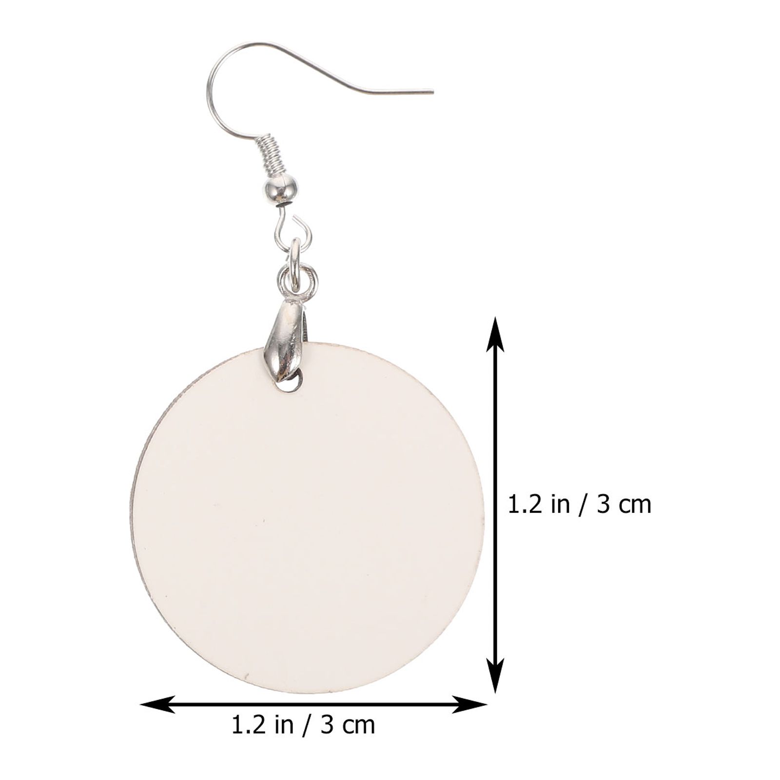 MLINS 72 Pcs  Sublimation Blank Products DIY Sublimation Earrings Blank Pendants Teardrop Earrings